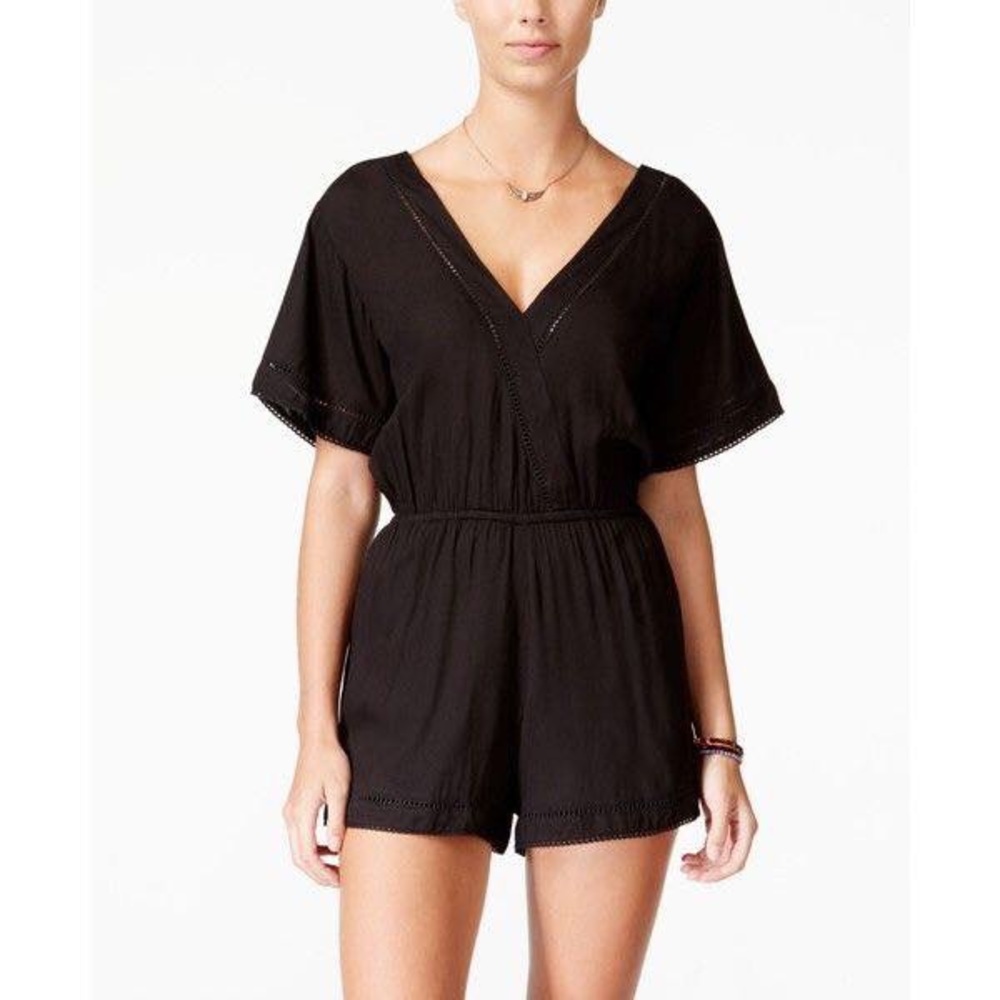 Volcom open back romper